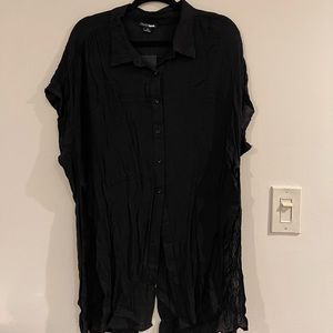 New Fashion nova tie front top